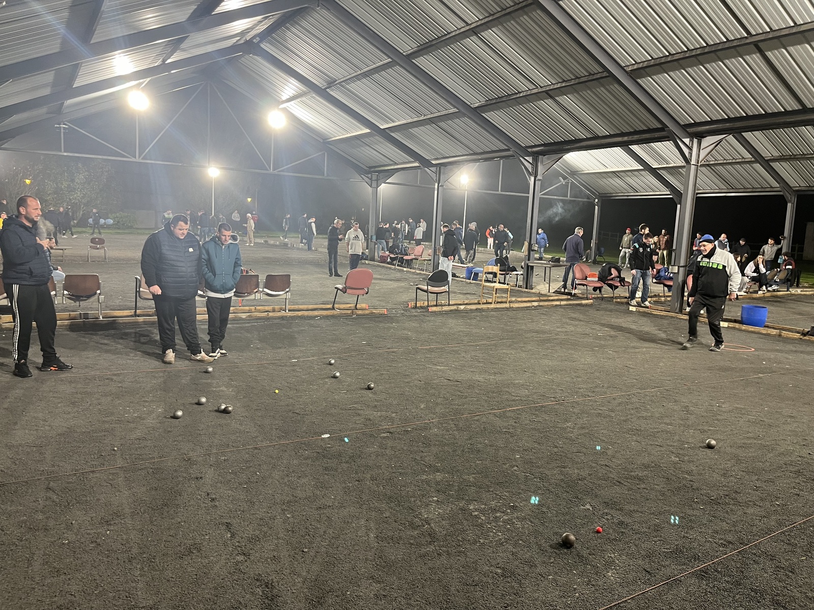 Un beau concours de pétanque en faveur du Téléthon