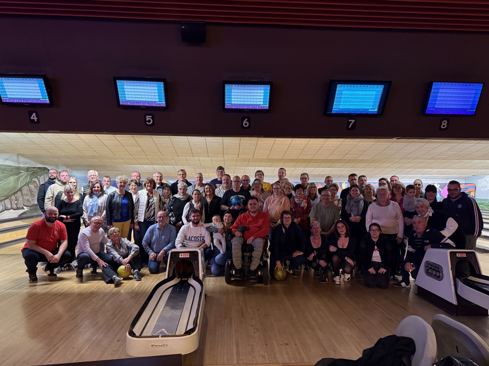 Belle soirée bowling pour les adhérents du PCP
