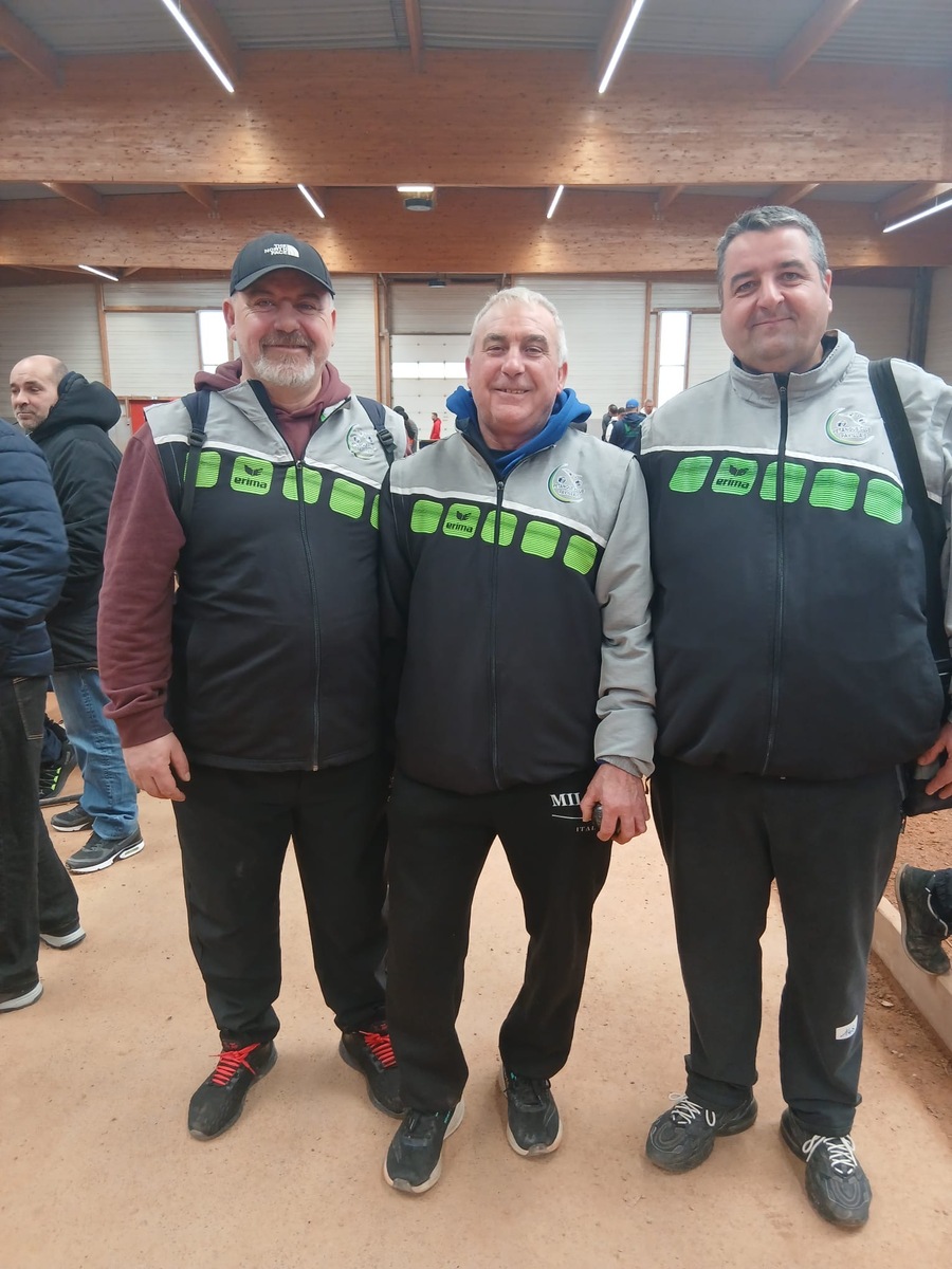 Un beau parcours au régional triplette de la Manche