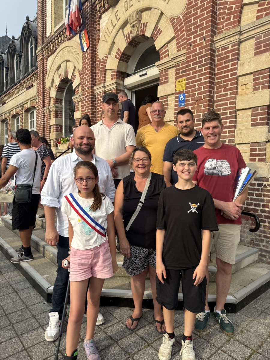 Guillaume et Ghislain récompensés par la ville de Pavilly
