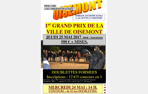 GRAND PRIX VILLE DE OISEMONT (80)