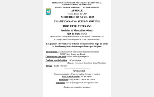 Championnat Comité Triplette vétérans