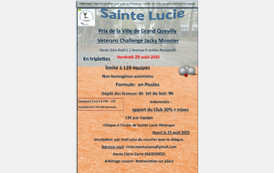 Départemental triplette vétérans 