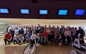 Belle soirée bowling pour les adhérents du PCP
