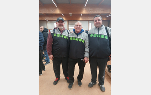 Un beau parcours au régional triplette de la Manche