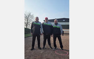 Finale Championnat Départemental Triplette promotion