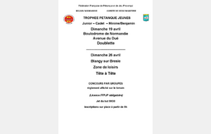 Trophée pétanque jeunes