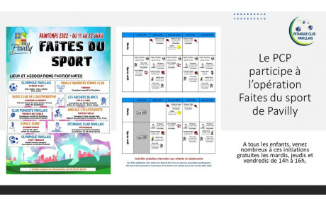 Faites du sport : Printemps 2022